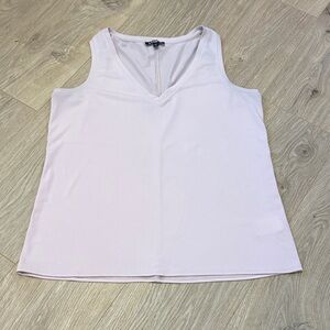 Express Women's Soft Pink V-Neck Tank Top